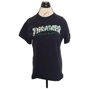Trasher T-shirt Unisex Size Medium Black Graphic Short Sleeve Streetwear Skater
